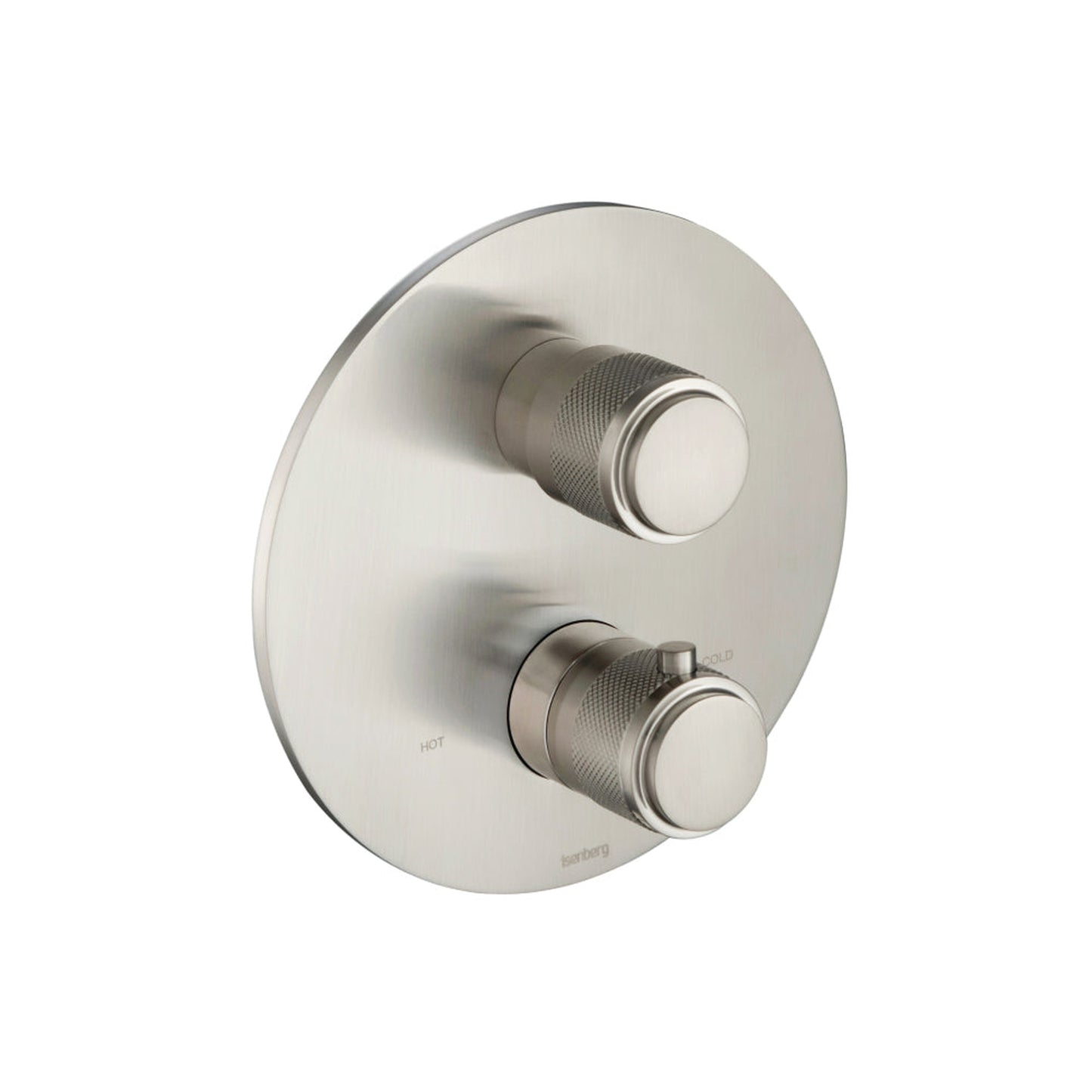 Isenberg Serie 250 3/4" Two Output Thermostatic Valve and Trim With 2-Way Diverter in Brushed Nickel