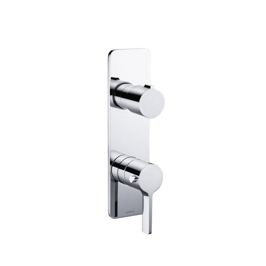 Isenberg Serie 260 3/4" Three Output Thermostatic Shower Valve and Trim in Chrome