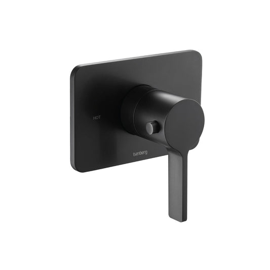 Isenberg Serie 260 Single Output Trim for 3/4" Thermostatic Valve in Matte Black