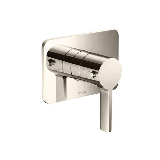 Isenberg Serie 260 Single Output Trim for 3/4" Thermostatic Valve in Polished Nickel
