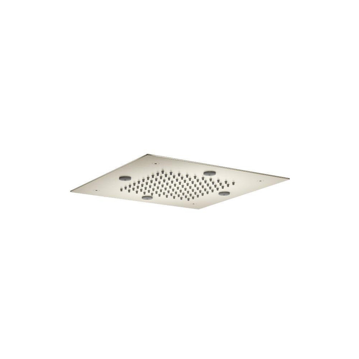 Isenberg Universal Fixtures 12" Stainless Steel Flush Mount Rainhead With Mist Flow in Brushed Nickel