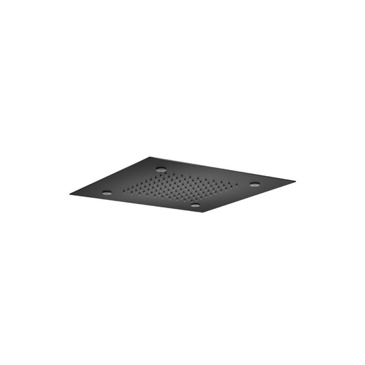 Isenberg Universal Fixtures 15" Stainless Steel Flush Mount Rainhead With Mist Flow in Matte Black (MSS.15SMB)