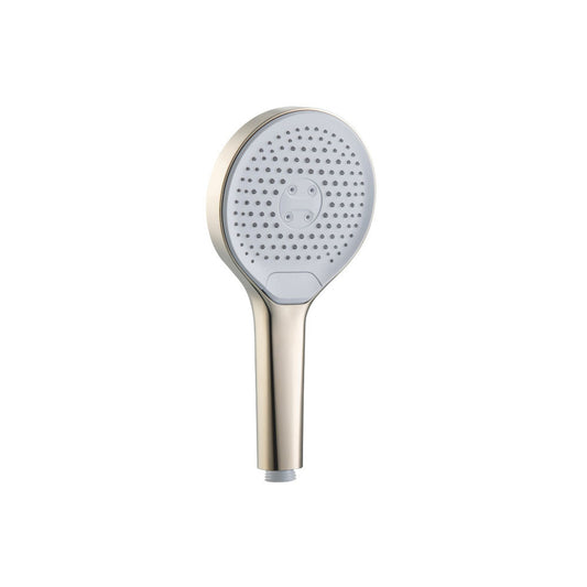 Isenberg Universal Fixtures 3-Function 125MM ABS Hand Held Shower Head in Brushed Nickel