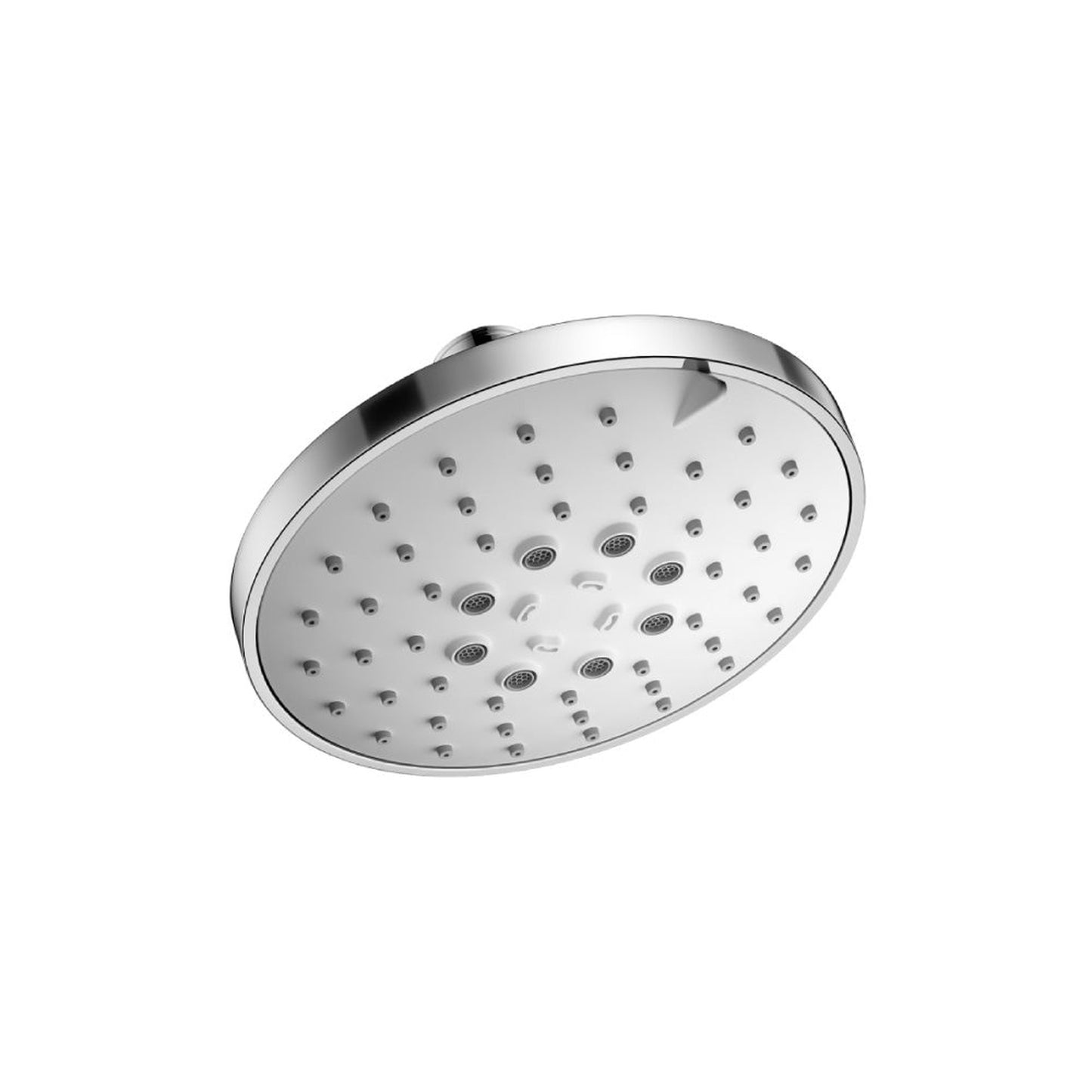 Isenberg Universal Fixtures 3-Function ABS Showerhead in Chrome