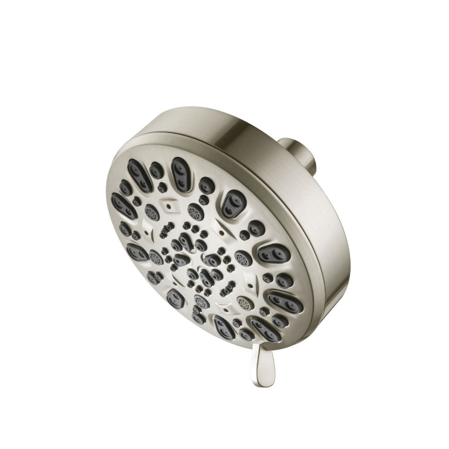 Isenberg Universal Fixtures 6-Function ABS Showerhead in Brushed Nickel