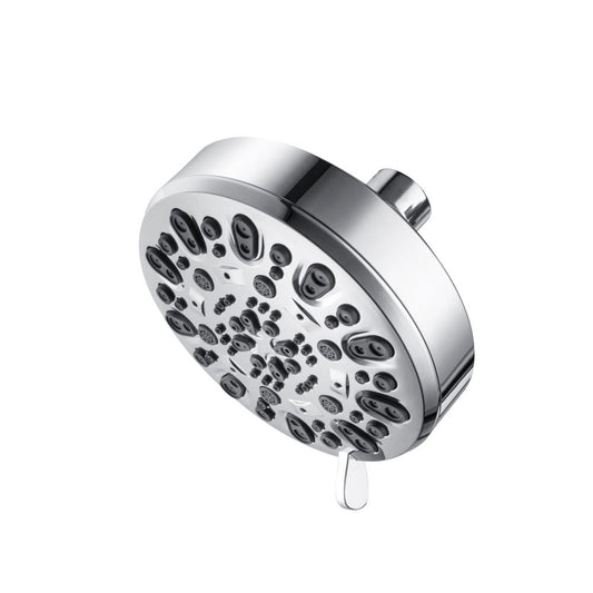 Isenberg Universal Fixtures 6-Function ABS Showerhead in Chrome