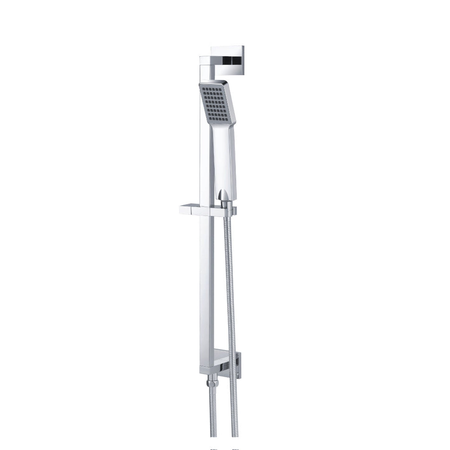 Isenberg Universal Fixtures Hand Shower Set With Slide Bar, Integrated Elbow and Hose in Brushed Nickel (SHS.2015BN)