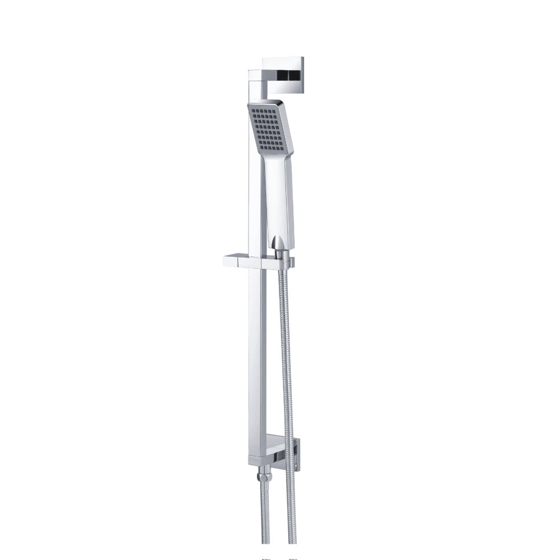 Isenberg Universal Fixtures Hand Shower Set With Slide Bar, Integrated Elbow and Hose in Chrome (SHS.2015CP)