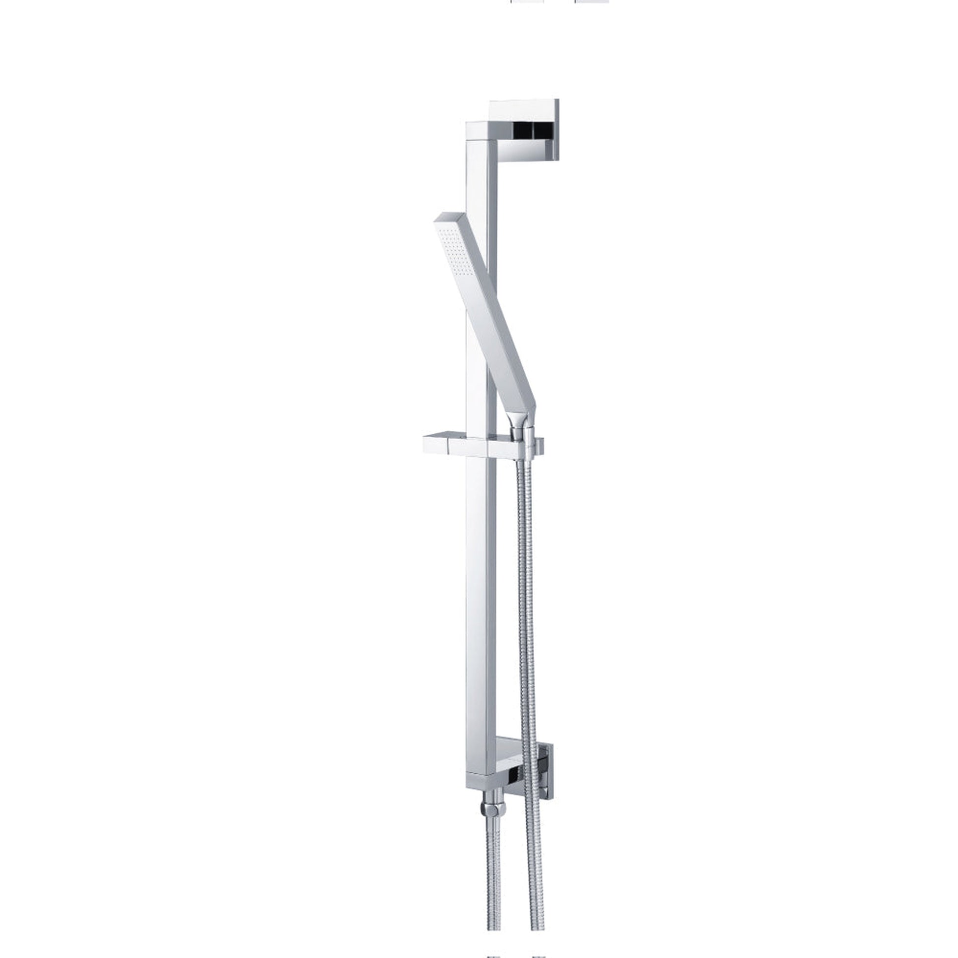 Isenberg Universal Fixtures Hand Shower Set With Slide Bar, Integrated Elbow and Hose in Chrome (SHS.2016CP)