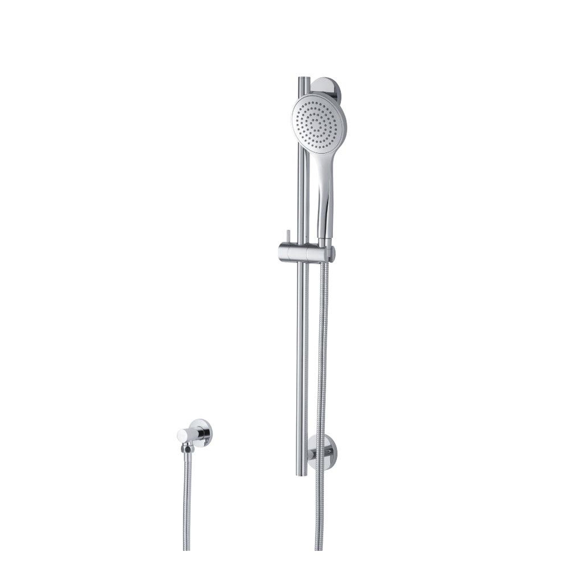 Isenberg Universal Fixtures Hand Shower Set With Slide Bar and Elbow in Brushed Nickel (SHS.1010BN)