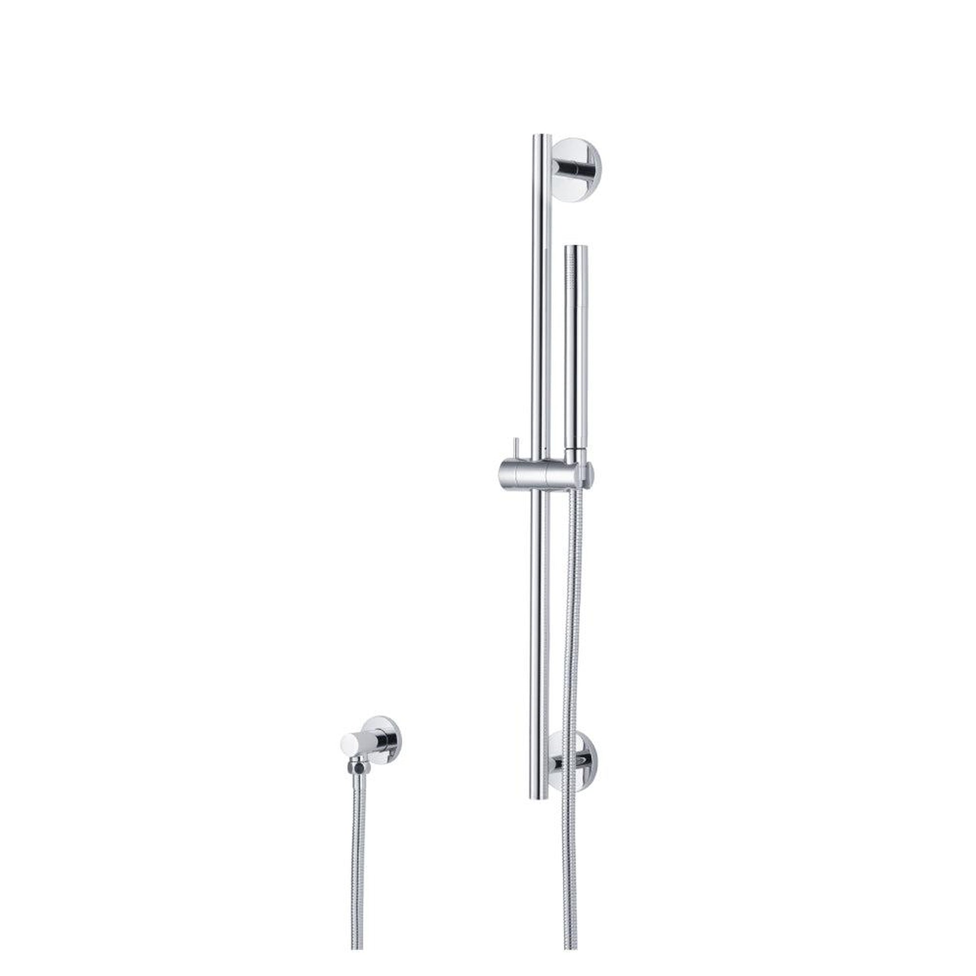 Isenberg Universal Fixtures Hand Shower Set With Slide Bar and Elbow in Chrome (SHS.1014CP)