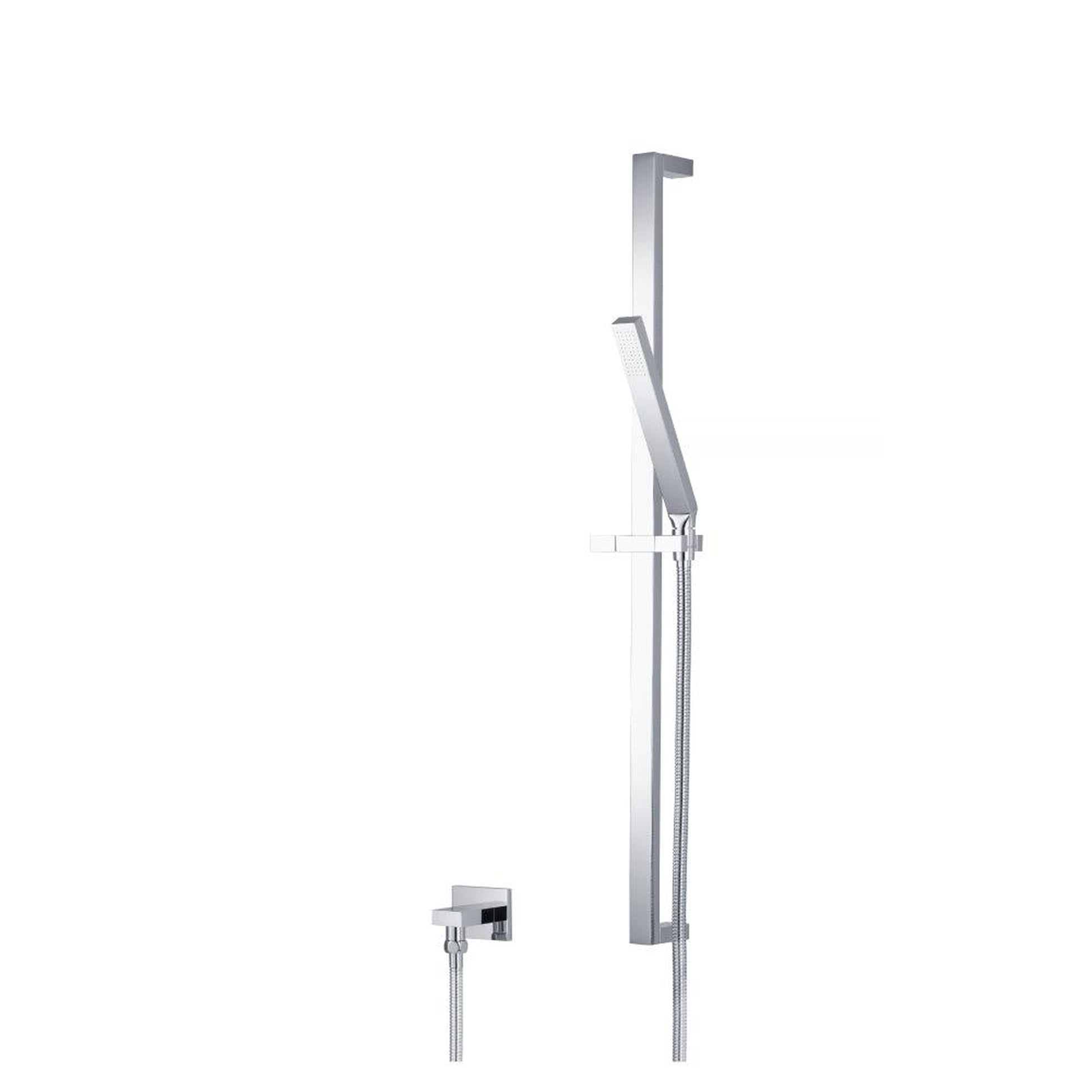 Isenberg Universal Fixtures Hand Shower Set With Slide Bar and Elbow in Chrome (SHS.1016CP)