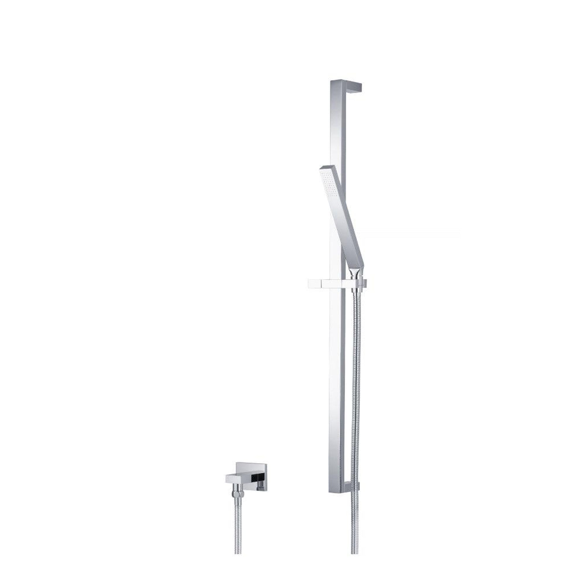 Isenberg Universal Fixtures Hand Shower Set With Slide Bar and Elbow in Matte Black (SHS.1016MB)