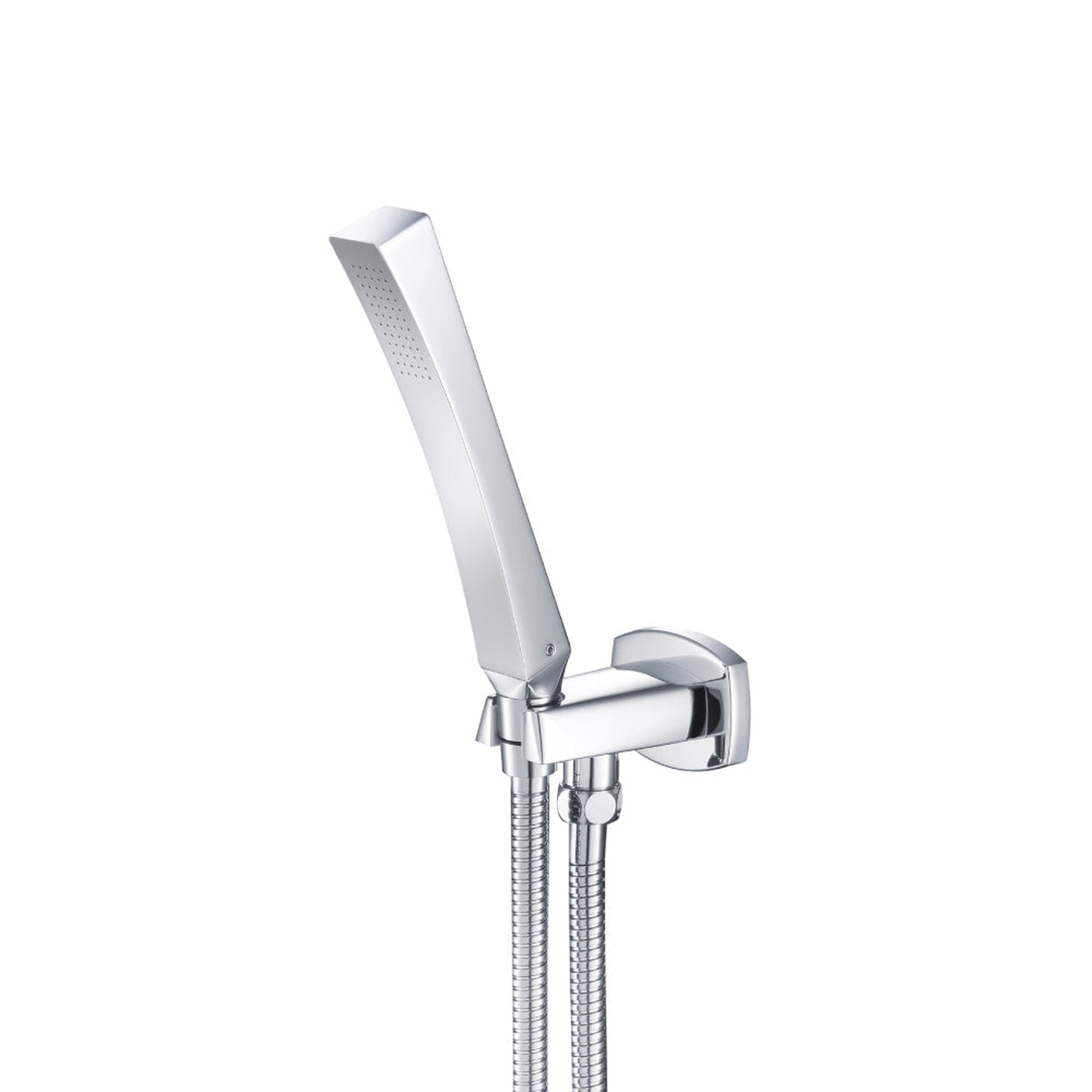 Isenberg Universal Fixtures Hand Shower Set With Wall Elbow, Holder and Hose in Polished Nickel (240.1026PN)