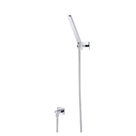 Isenberg Universal Fixtures Hand Shower Set With Wall Elbow, Holder and Hose in Polished Nickel (HS1008PN)
