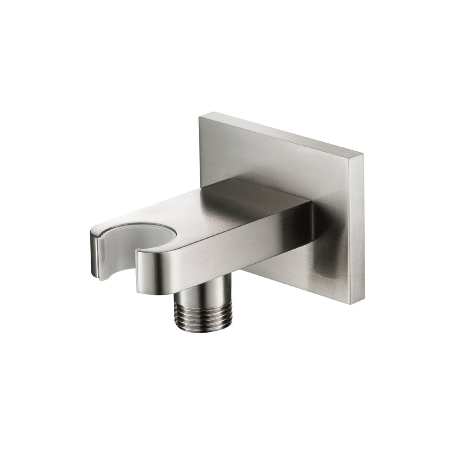 Isenberg Universal Fixtures Wall Elbow With Combo Holder in Brushed Nickel (HS8007BN)