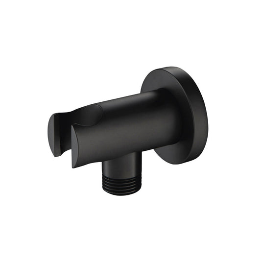Isenberg Universal Fixtures Wall Elbow With Holder in Matte Black