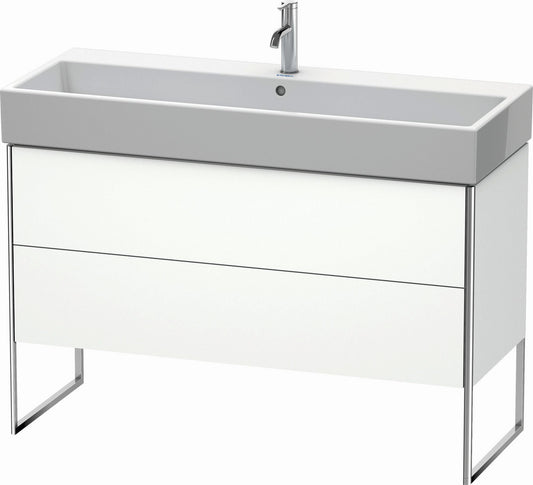 Duravit XSquare 47" White Matt Two Drawer Floorstanding Vanity Unit (XS447701818)