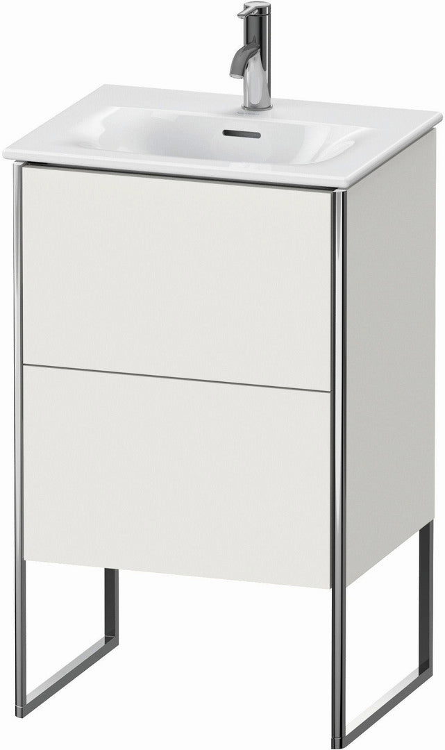 Duravit XSquare 20" Nordic White Two Drawer Floorstanding Vanity Unit (XS452103939)