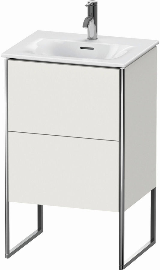 Duravit XSquare 20" Nordic White Two Drawer Floorstanding Vanity Unit (XS452103939)