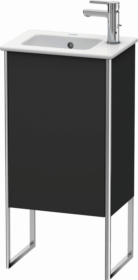 Duravit XSquare 16" Graphite One Door Floorstanding Vanity Unit (XS4440L8080)