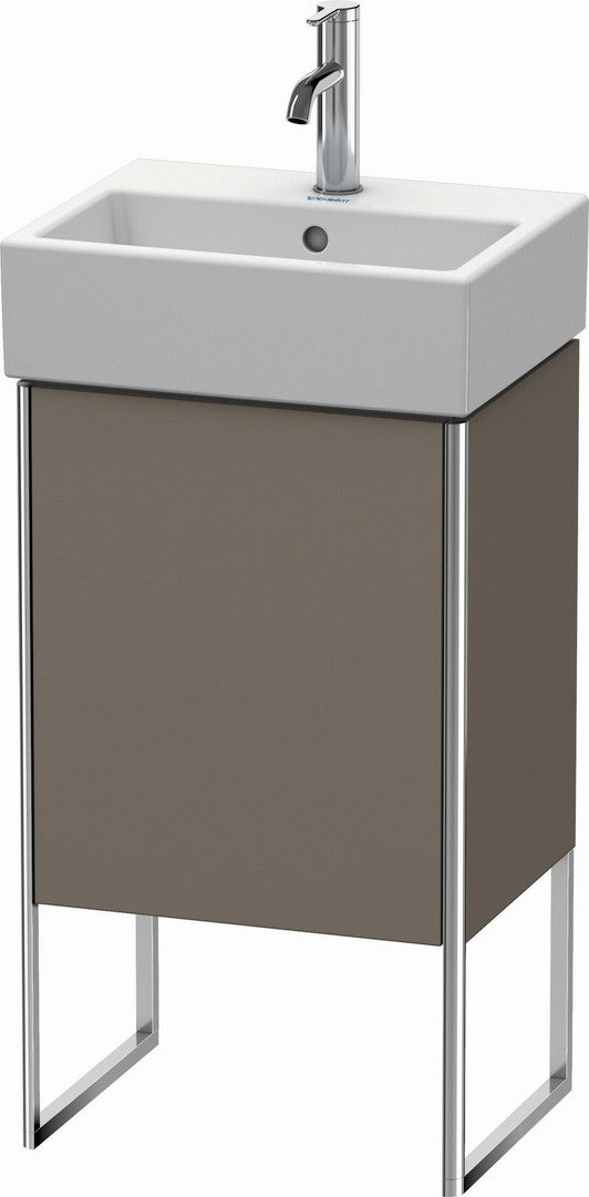 Duravit XSquare 17" Flannel Gray One Door Floorstanding Vanity Unit (XS4470L9090)
