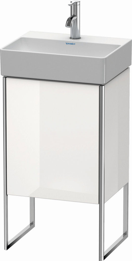Duravit XSquare 17" White High Gloss One Door Floorstanding Vanity Unit (XS4441L8585)