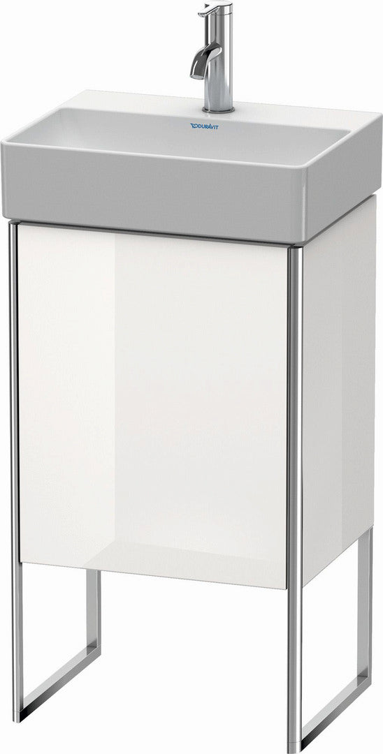 Duravit XSquare 17" White High Gloss One Door Floorstanding Vanity Unit (XS4441R8585)