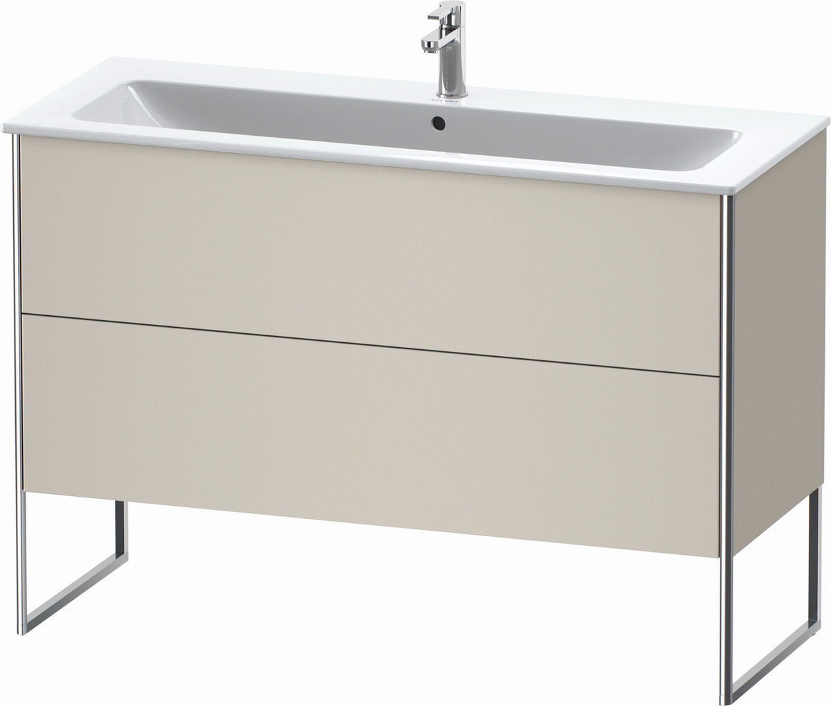 Duravit XSquare 48" Taupe Two Drawer Floorstanding Vanity Unit (XS444809191)