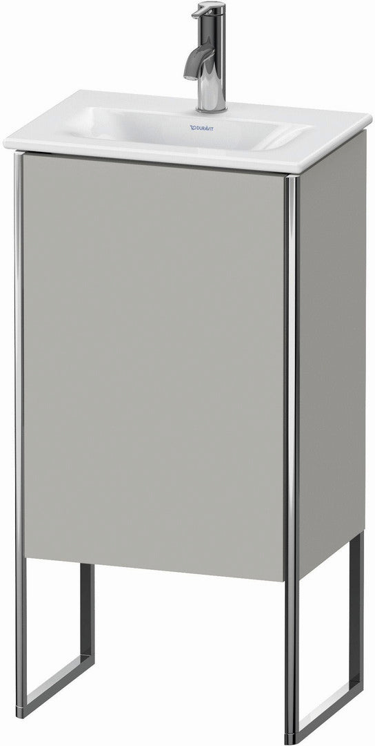 Duravit XSquare 17" Concrete Gray One Door Floorstanding Vanity Unit (XS4520R0707)