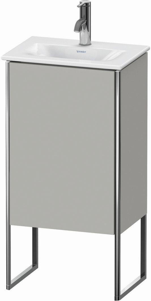 Duravit XSquare 17" Concrete Gray One Door Floorstanding Vanity Unit (XS4520R0707)