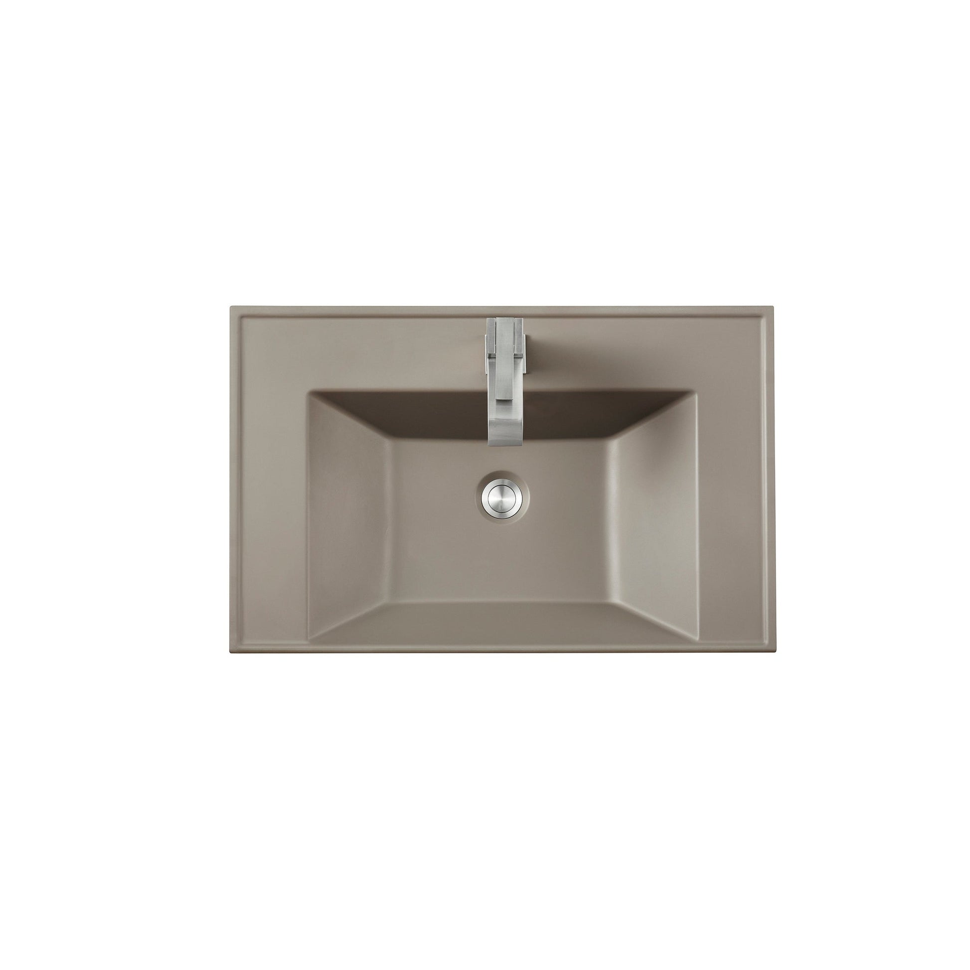 James Martin Vanities 28" Stone Grey Single Sink Top