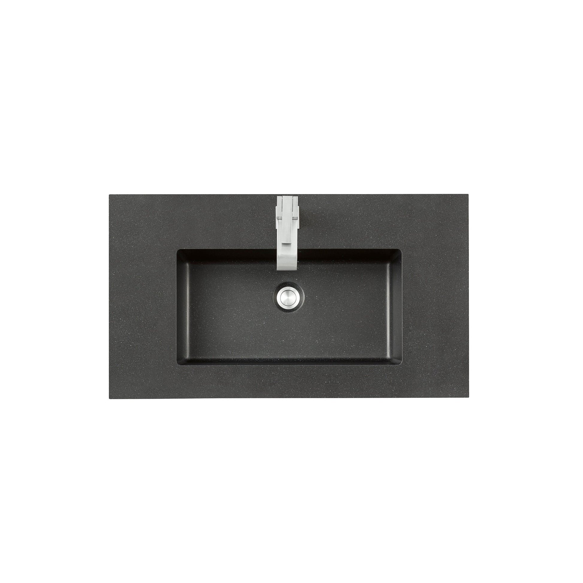 James Martin Vanities 32" Charcoal Black Single Sink Top