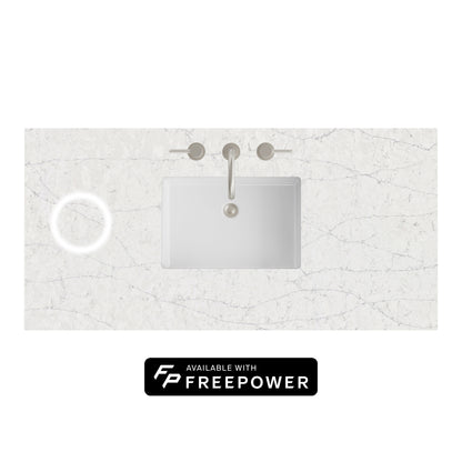 James Martin Vanities 48" Eternal Jasmine Pearl Single 3cm Top With Sink and FreePower Wireless Charger
