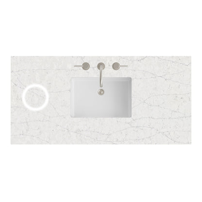 James Martin Vanities 48" Eternal Jasmine Pearl Single 3cm Top With Sink and FreePower Wireless Charger