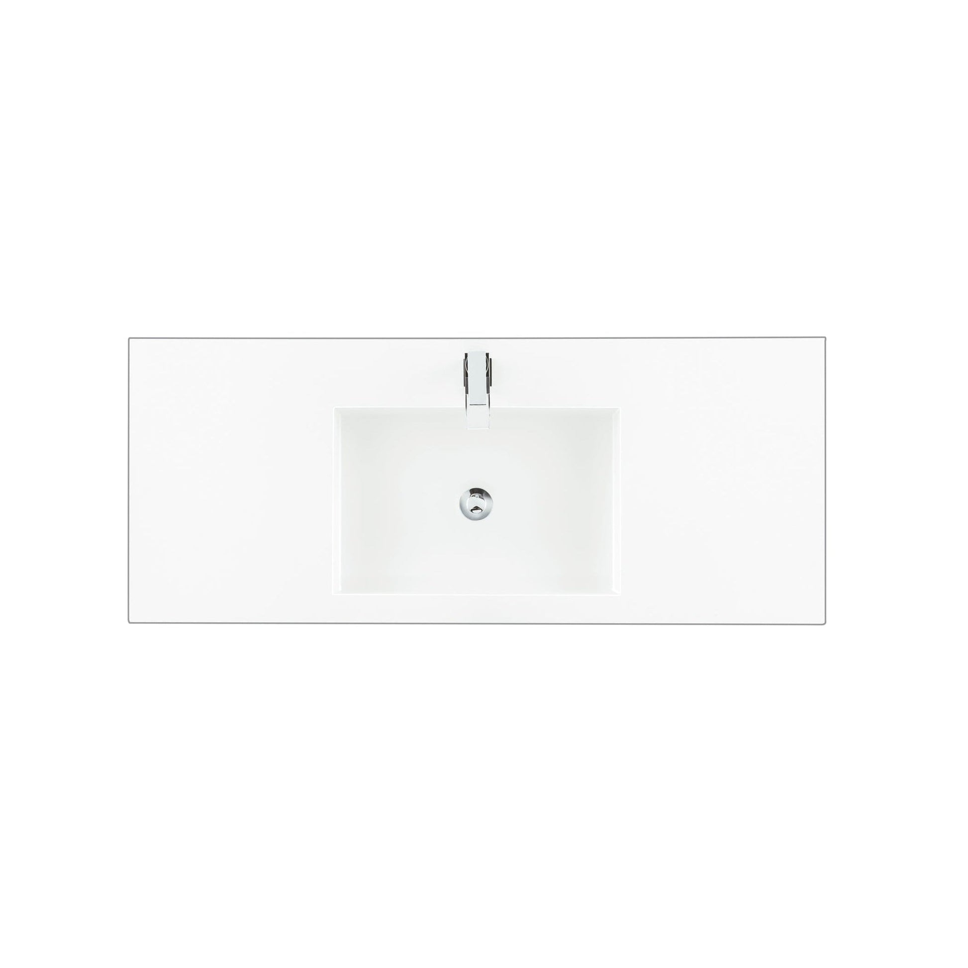 James Martin Vanities 48" Glossy White Finish Composite Stone Single Top