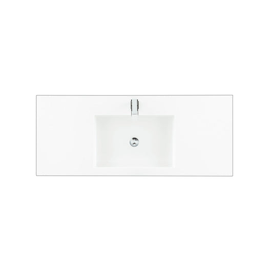 James Martin Vanities 48" Glossy White Finish Composite Stone Single Top