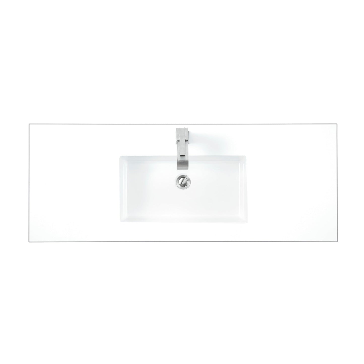 James Martin Vanities 48" Glossy White Single Sink Top