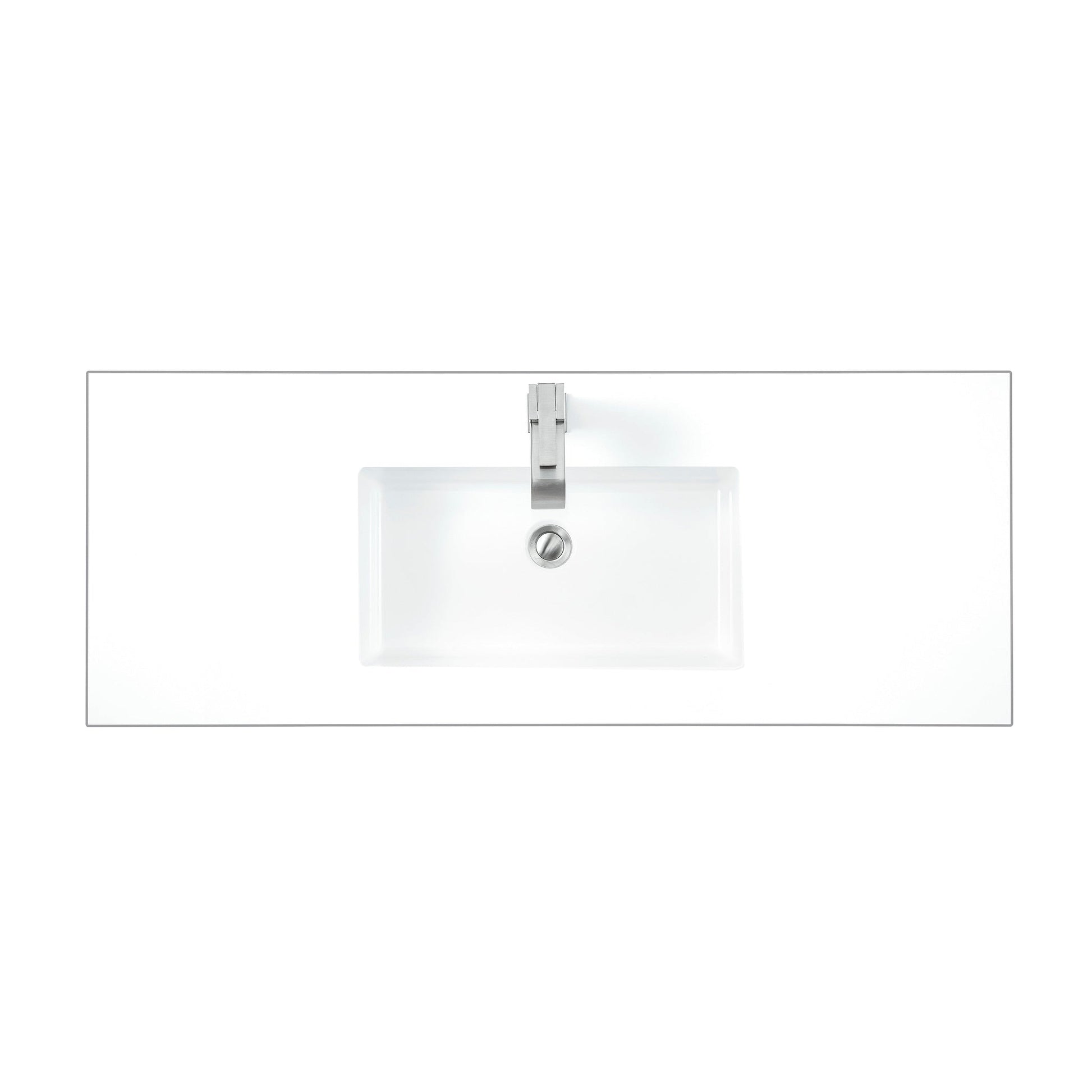 James Martin Vanities 48" Glossy White Single Sink Top