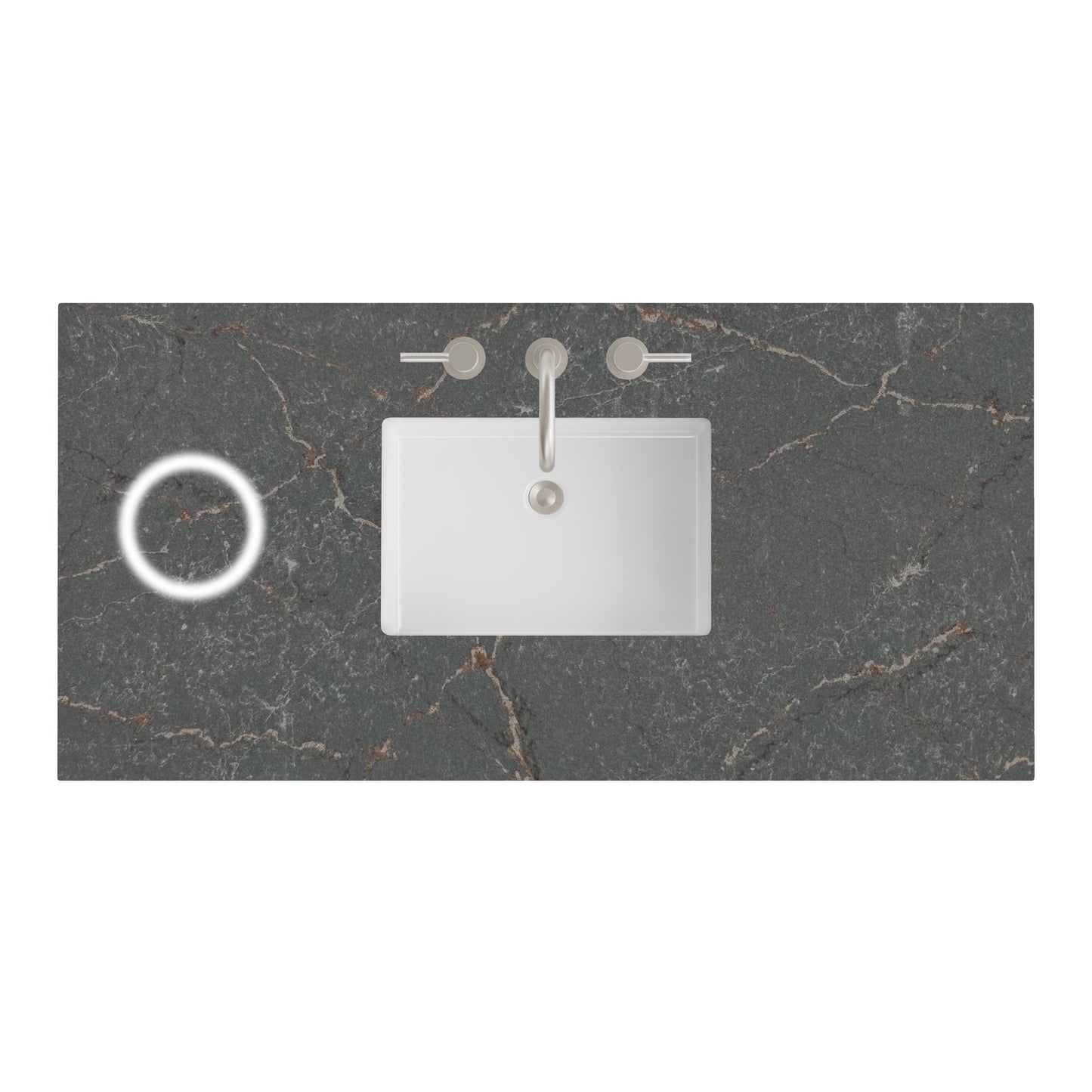 James Martin Vanities 48" Parisien Bleu Single 3cm Top With Sink and FreePower Wireless Charger