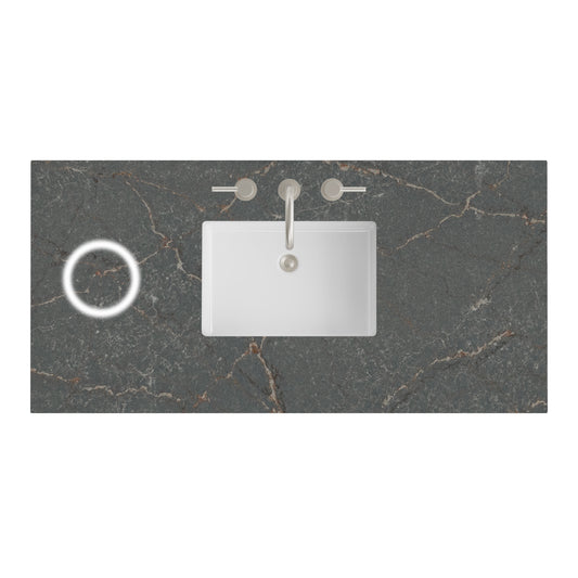 James Martin Vanities 48" Parisien Bleu Single 3cm Top With Sink and FreePower Wireless Charger