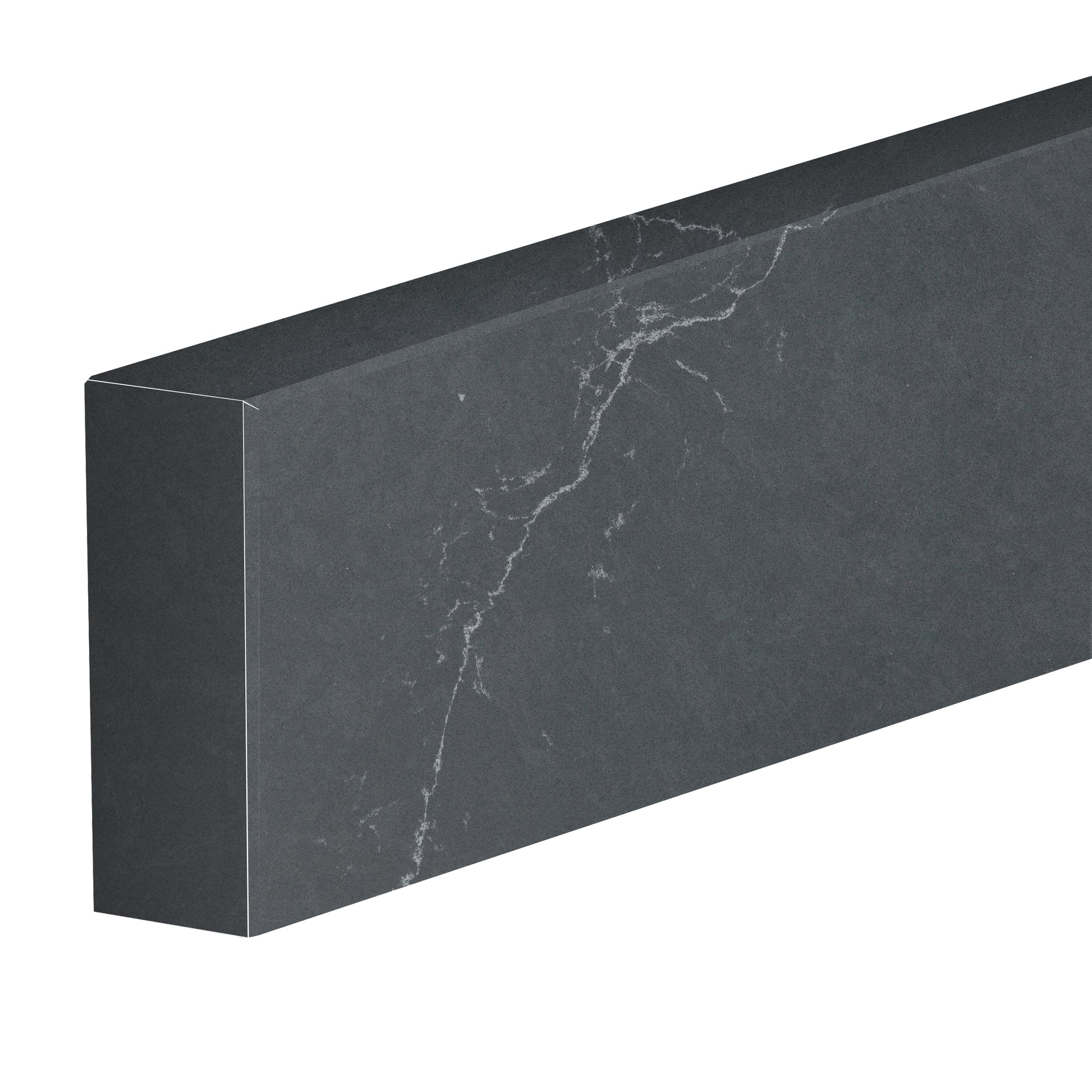 James Martin Vanities 72" Charcoal Soapstone Backsplash