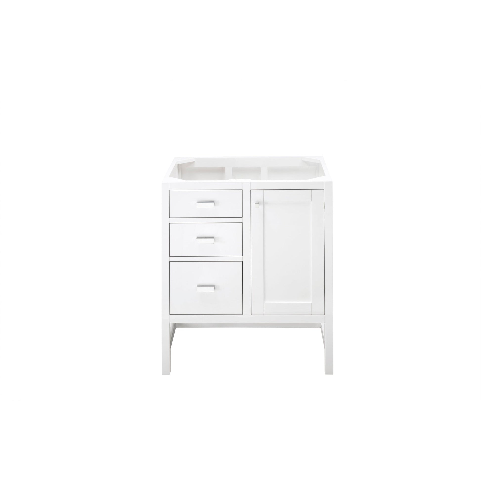 James Martin Vanities Addison 30" Glossy White Single Vanity Cabinet