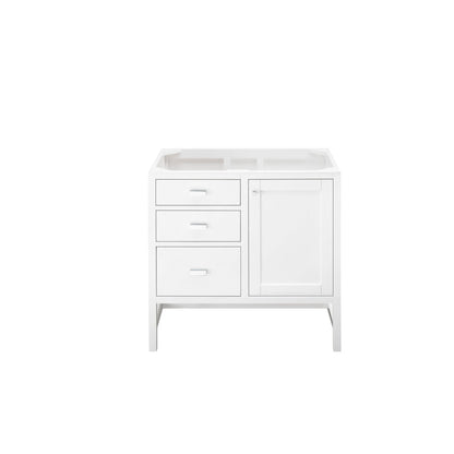 James Martin Vanities Addison 36" Glossy White Single Vanity Cabinet