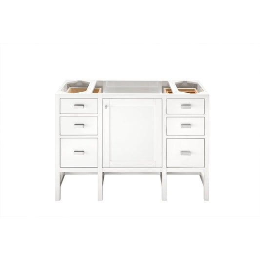 James Martin Vanities Addison 48" Glossy White Single Vanity Cabinet