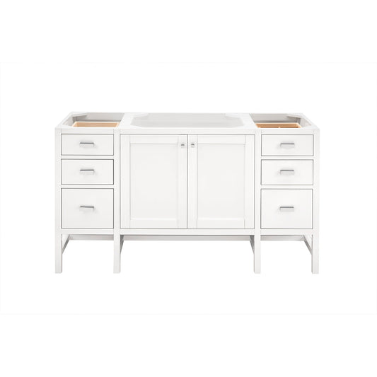 James Martin Vanities Addison 60" Glossy White Single Vanity Cabinet