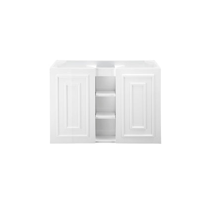 James Martin Vanities Alicante 39.5" Glossy White Single Vanity Cabinet