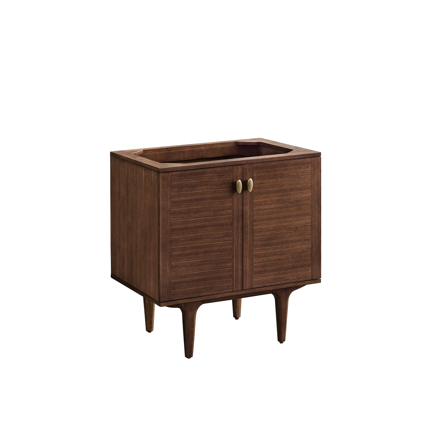 James Martin Vanities Amberly 30" Mid-Century Walnut Single Vanity