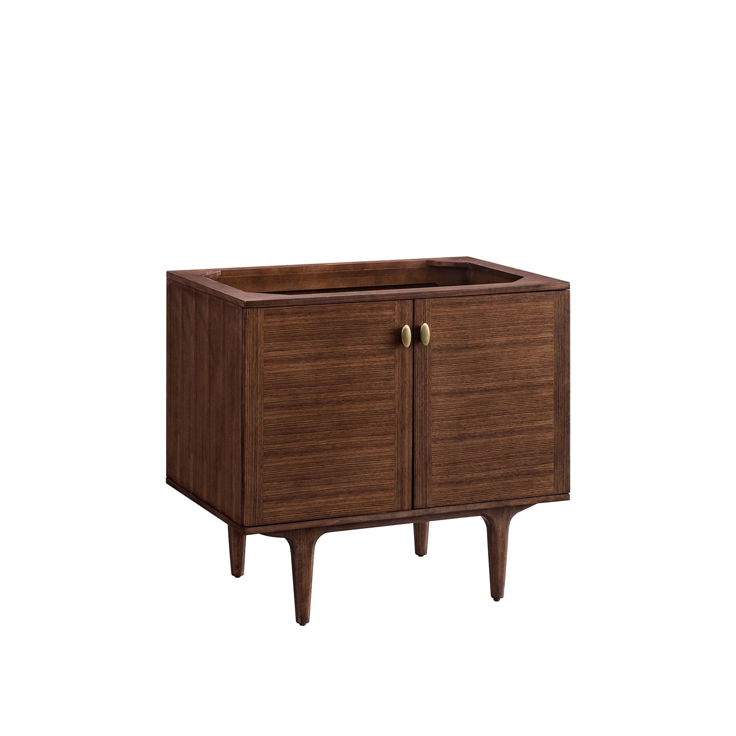 James Martin Vanities Amberly 36" Mid-Century Walnut Single Vanity