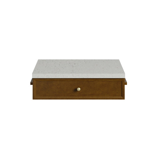 James Martin Vanities Bellshire 24" Honey Oak Drawer Unit With 3cm Lime Delight Silestone Top